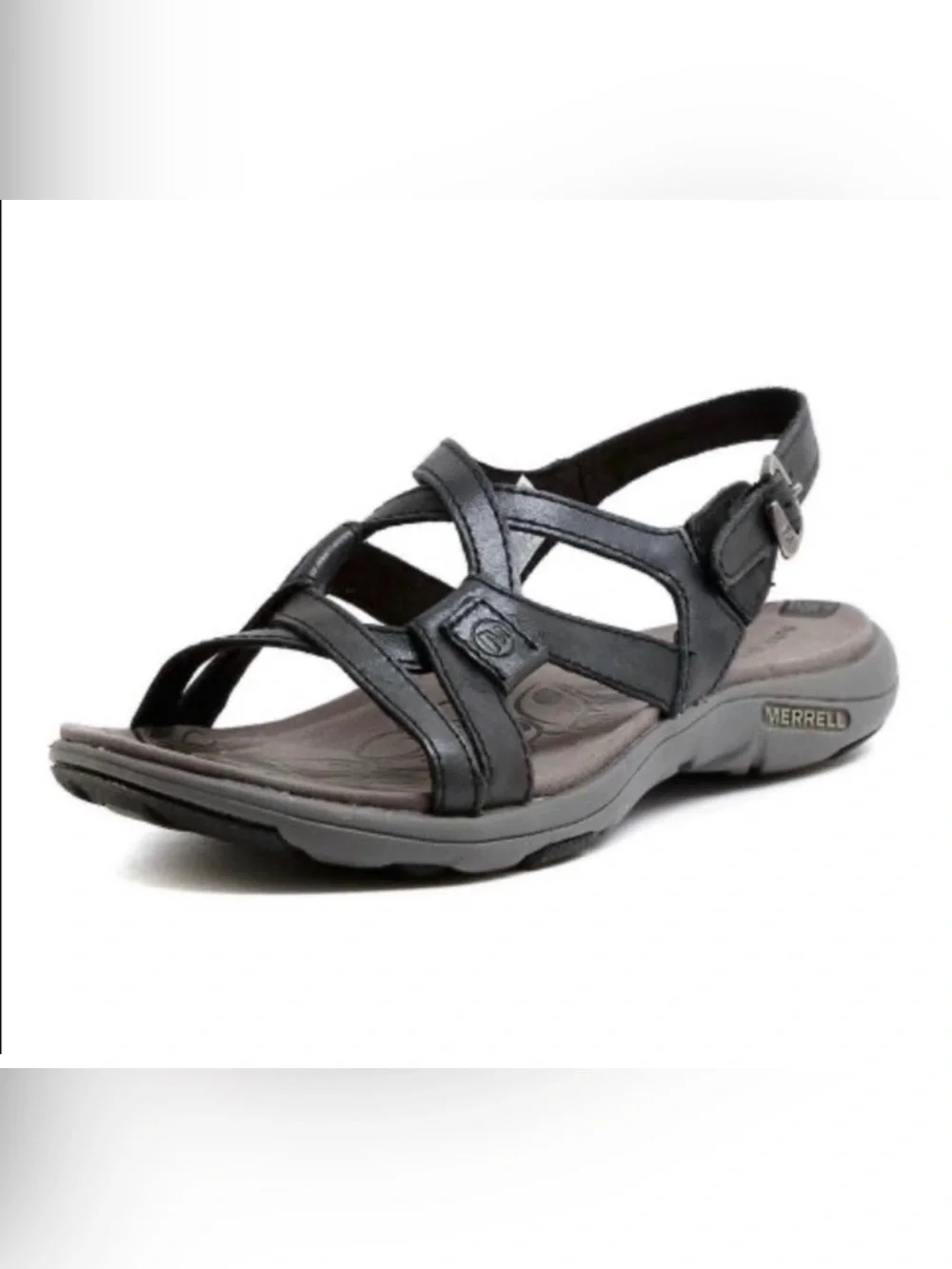 Merrell midnight Black Comfort Strappy Sandal New